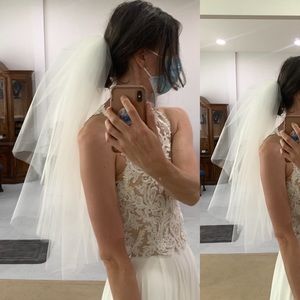 Wedding Veil: sassy 3 tier elbow length